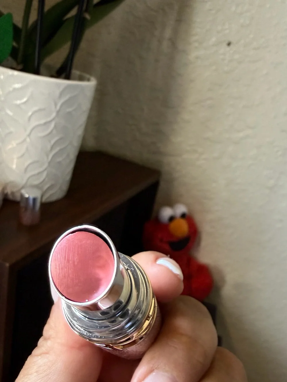 Yves Saint Laurent Rose Pink Lipstick in Sparkling Pink Tube